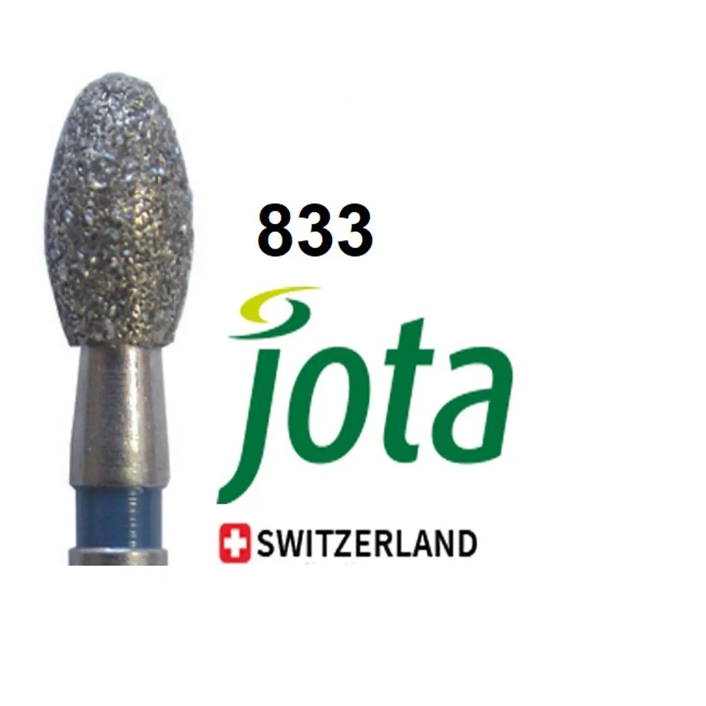 Fresa Diamante Redonda A/V Grano Medio (Azul) Huevo Jota Suiza 1