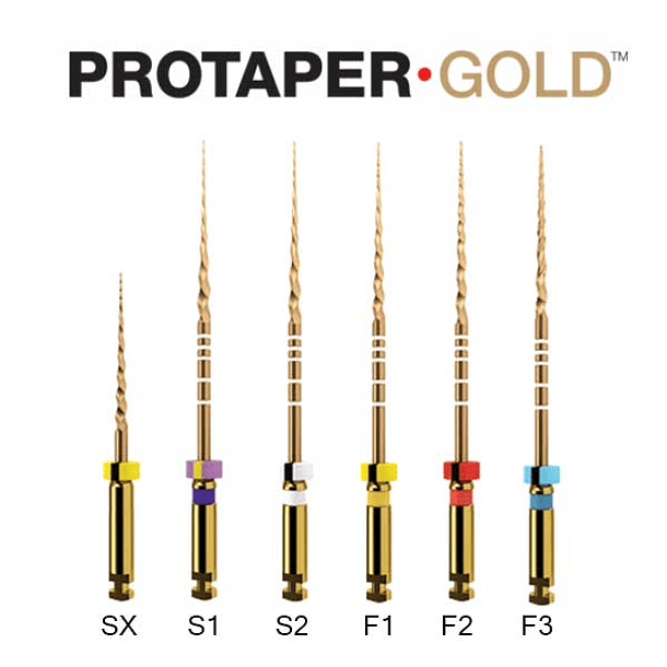 Limas Mecanizadas Protaper Gold 25mm Maillefer 