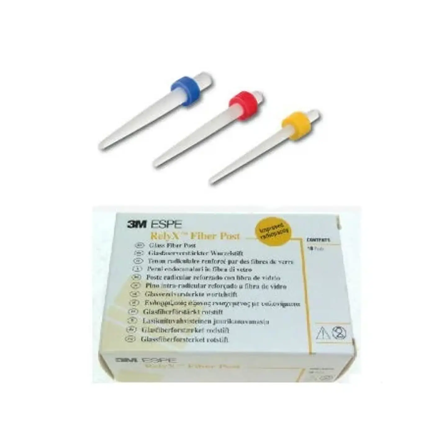 Postes de Fibra de Vidrio 3M™ Relyx™ Fiber Post - 10 Unidades  1