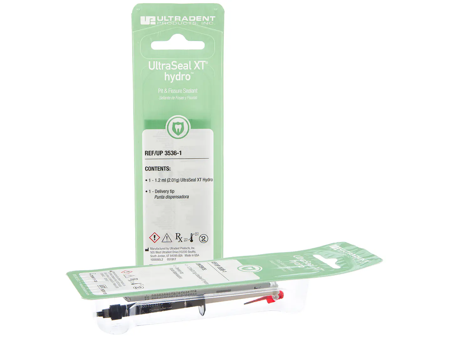 Ultraseal XT Hydro Sellante de Fosas y Fisuras Jeringa 1,2 ml + Puntas Ultradent 1