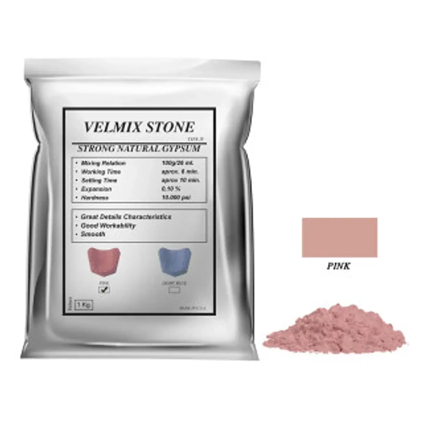 Yeso Extraduro Stone Tipo IV Velmix Elite 1