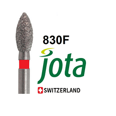 Fresa DTE Redonda A/V 830 Bala Grano Fino (Rojo) Jota Suiza