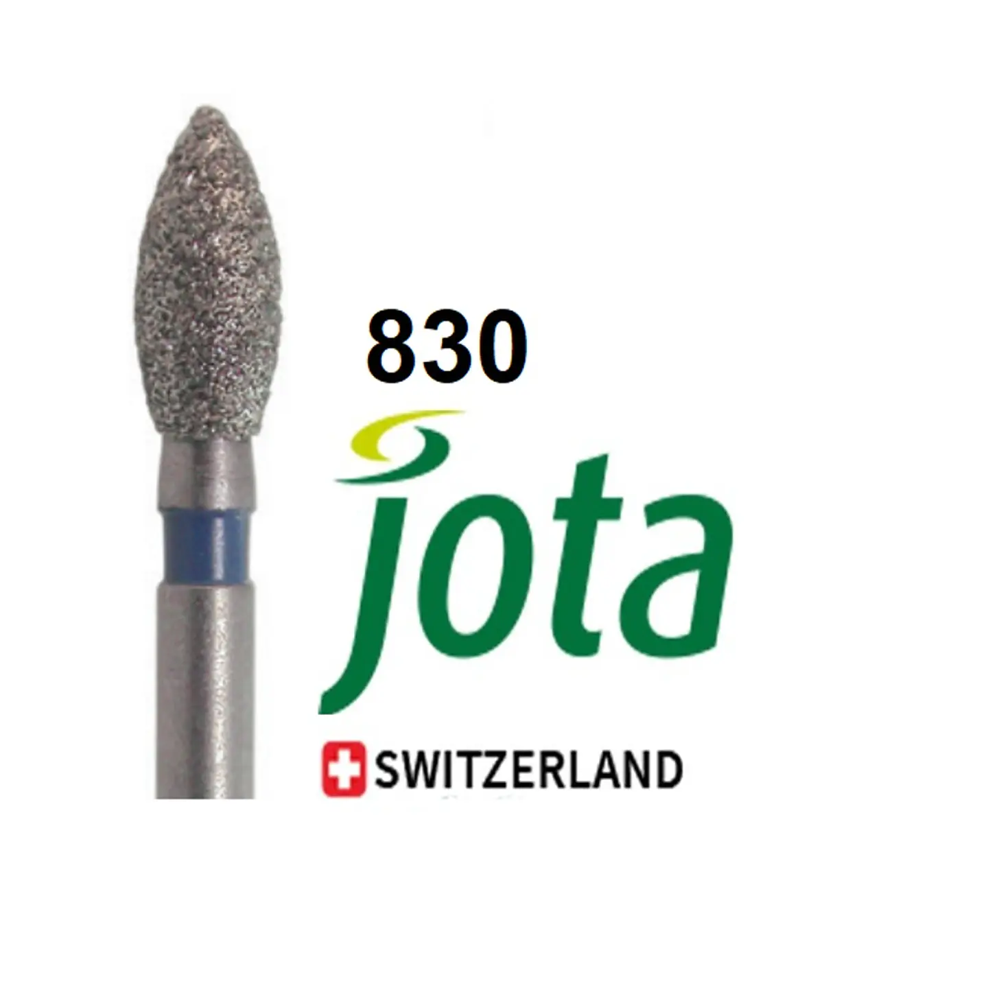 Fresa DTE Redonda A/V 830 Bala Grano Medio (Azul) Jota Suiza 1