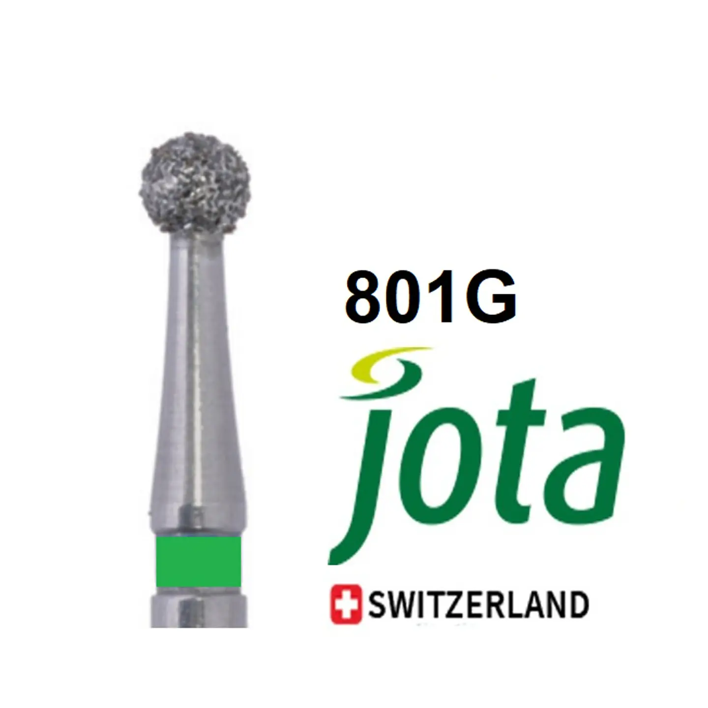 Fresa DTE A/V Redonda 801 Grano Grueso (Verde) Jota Suiza 1
