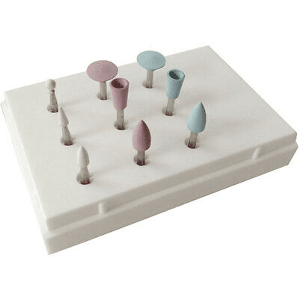 Set Gomas Para Pulido de Composite 9 Unidades Dentbys 