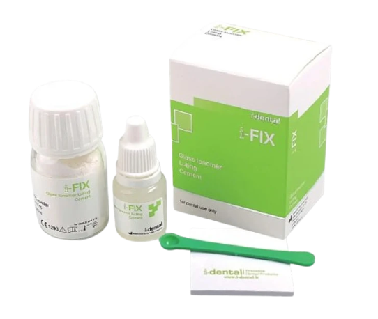 I-Fix Ionomero de Cementación 20g Polvo -13ml Líquido I-Dental