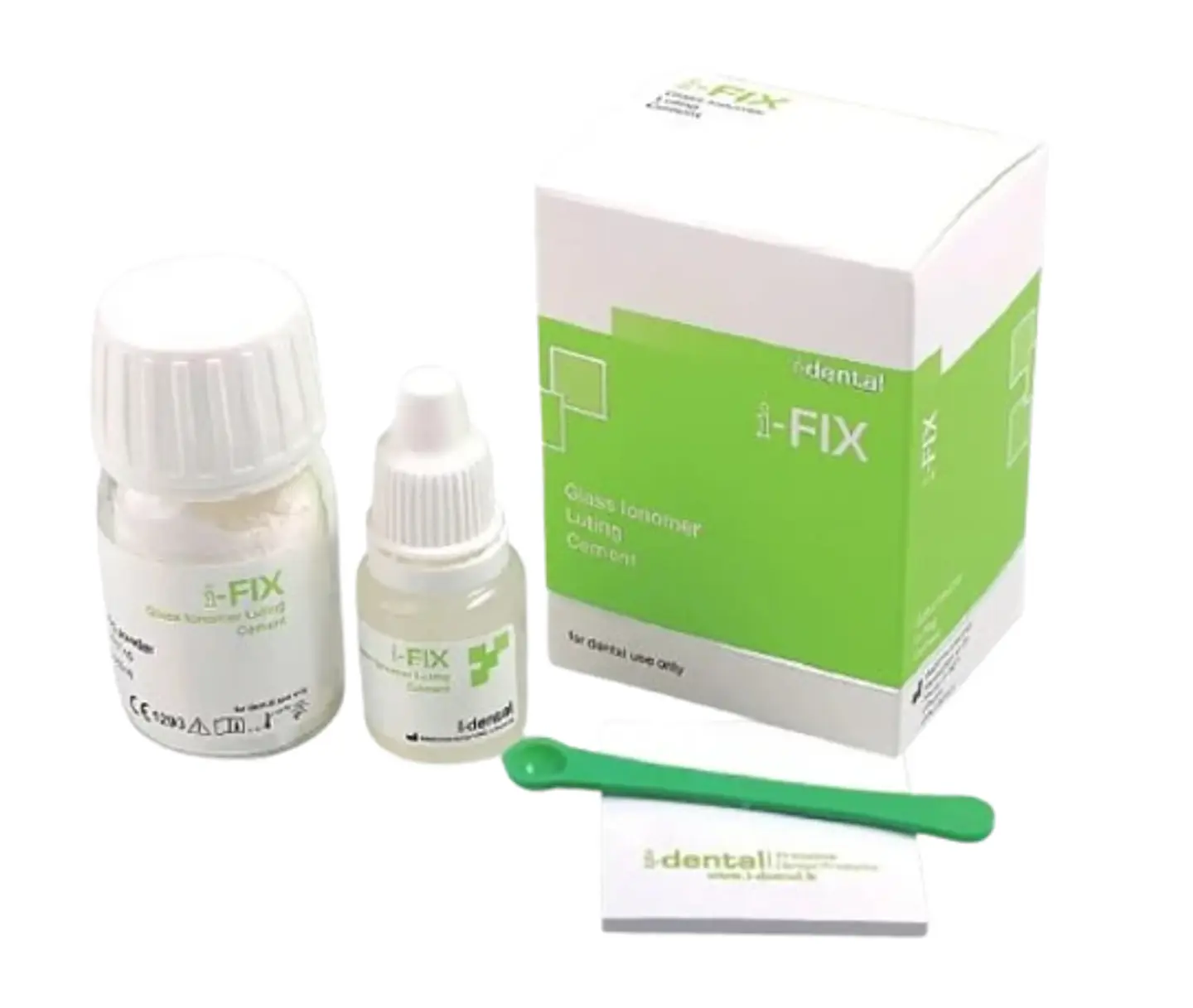I-Fix Ionomero de Cementación 20g Polvo -13ml Líquido I-Dental 1