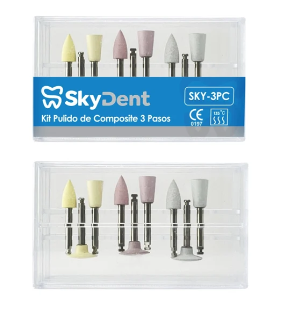 Kit Pulido Composite 3 pasos SkyDent