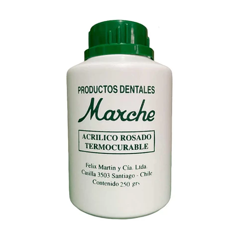 Acrilico Termocurable Rosado 250 grs Marche