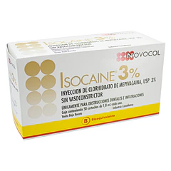 Isocaine Anestesia al 3% Novocol