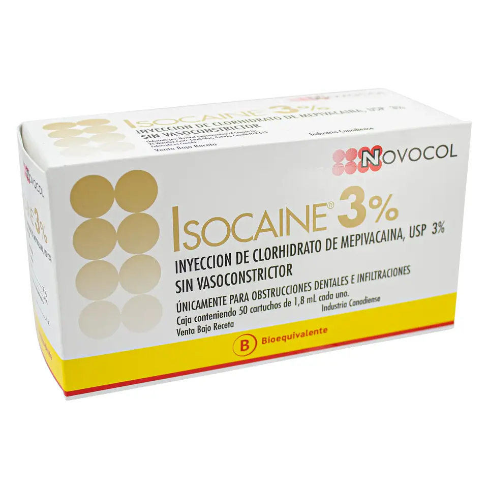 Isocaine Anestesia al 3% Novocol 1