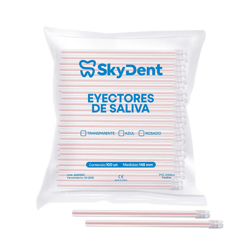 Eyectores de Saliva 100 Unidades Skydent 1