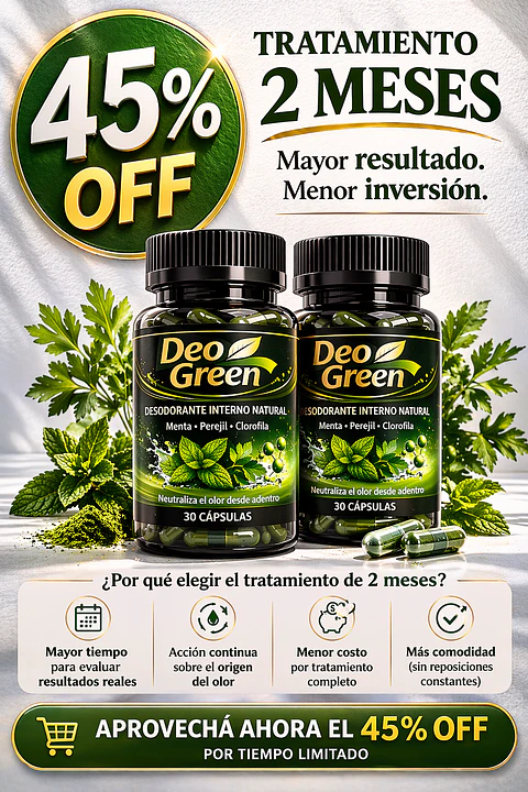 Desodorante interno natural Combo x 2