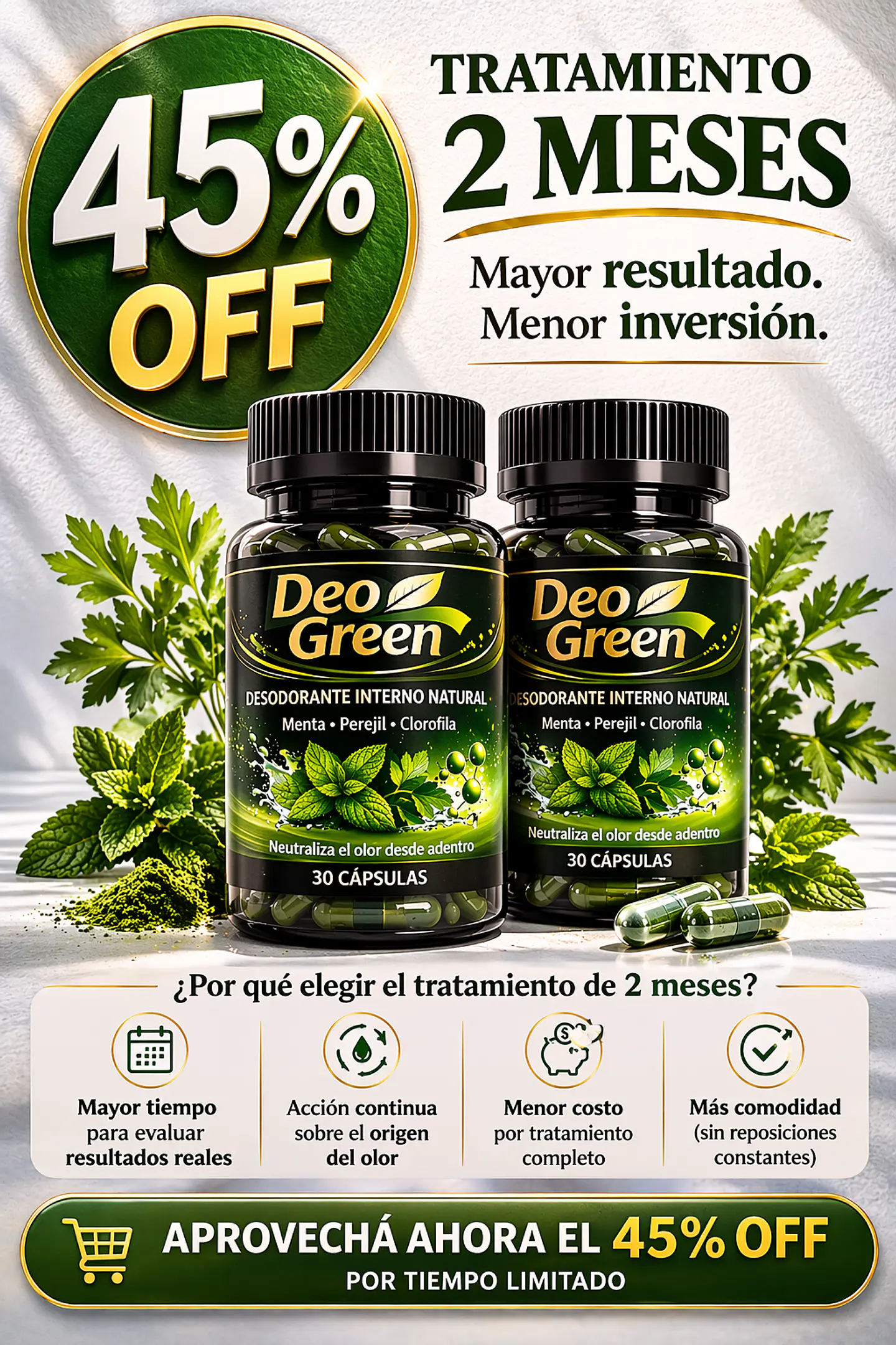 Desodorante interno natural Combo x 2 1