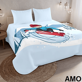 Comforter Digital de Solteiro 200x260cm