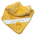 Manta para Bebé 80x80cm (Amarelo)