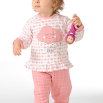 Pijama de Bebé Menina (Rosa) 12m/18m/24m