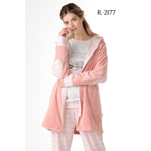 Pijama de Mulher 3 Peças (Robe, Calça e camisola)