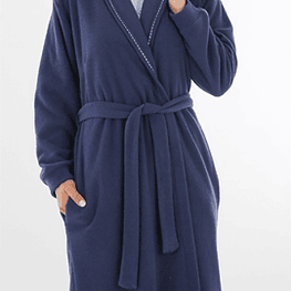 Robe de mulher de felpo (Rosa e Azul M-L-XL)