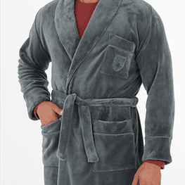 Robe de Homem de CORALINA (Azul Marinho e Cinza M-L-XL-XXL)