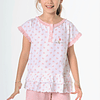 Pijama de Criança Menina Calção de Verão (2-14 anos) Só disponível em verde