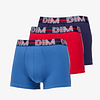 Pack 3 Boxers - Vermelho, Azul Escuro, Azul Claro