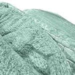 Comforter Casal com Sherpa Jacquard com duas Fronhas 240x260cm (Verde água)