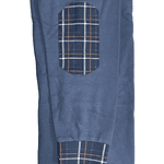 Pijama de Homem de Inverno (Cinza/Indigo) M/L/XL