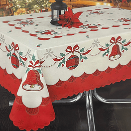 Toalha de mesa estampada de Natal (200x150) e (250x150)