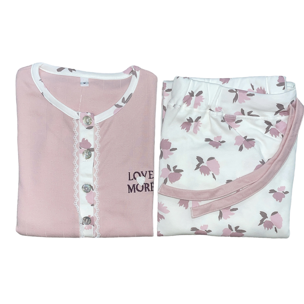 Pijama de Mulher de Inverno (ROSA) M/L/XL/XXL