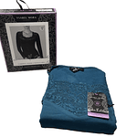 Camisola Interior Térmica Rendada Manga Comprida (S/M/L/XL/XXL)