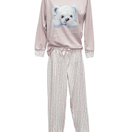 Pijama de Mulher de Inverno S/M/L/XL - Rosa