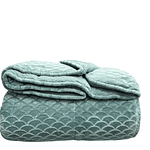 Sherpa Comforter 240x260cm (Verde Água)