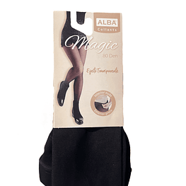 COLLANTS MÁGICOS EFEITO TRANSPARENTE 80 DEN (Tamanho Único e XL)