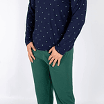 MCOVA Pijama de Homem de Meia Estações 100% Algodão