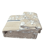 Jogo de Cama de Coralina Estampado Dulpa Carda (240x280, 220x280 e 180x280)