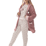 Conjunto de 3 Peças (Robe + Pijama)