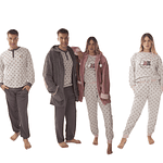 Conjunto de 3 Peças (Robe + Pijama)