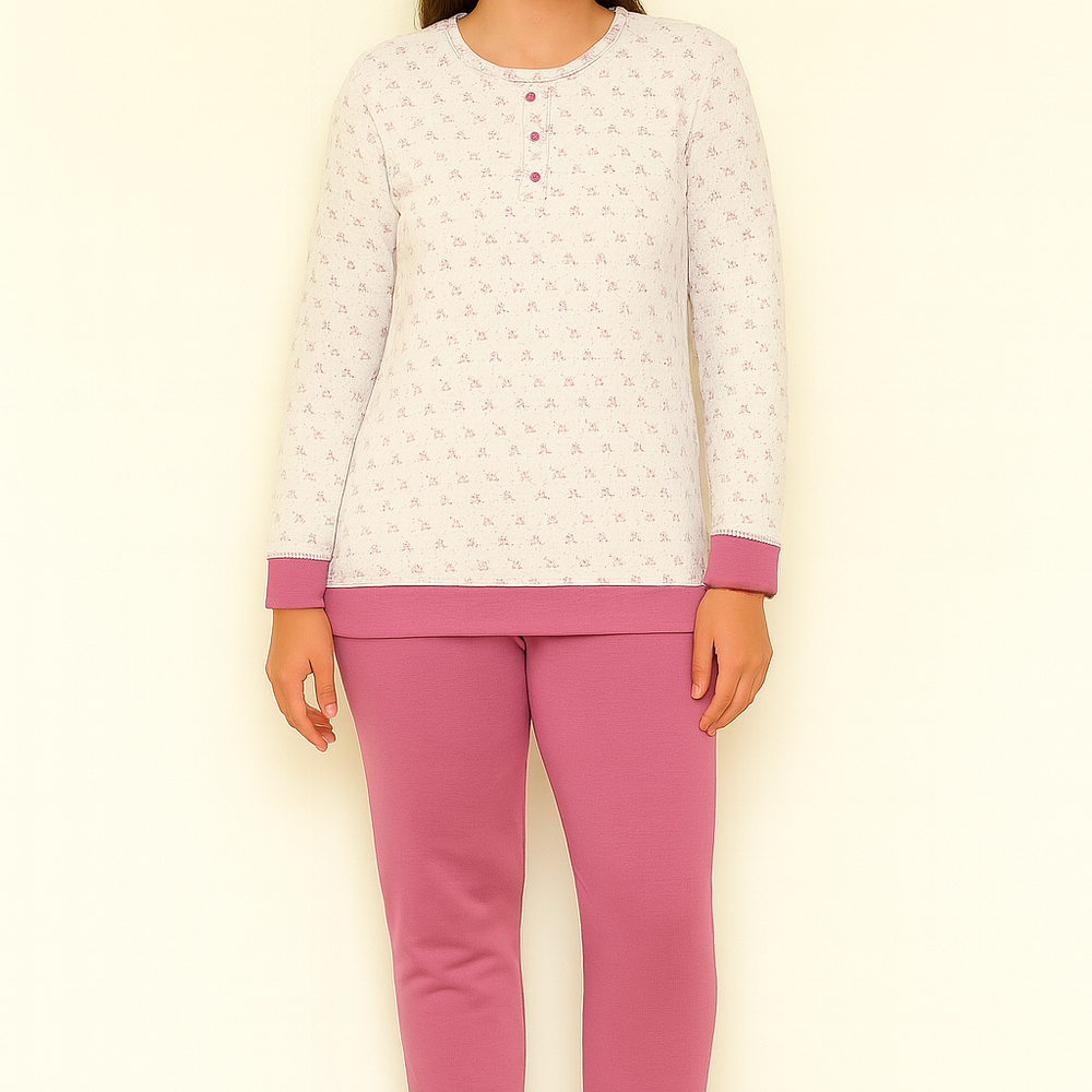 Pijama de Mulher de Inverno (L/XL/XXL/3XL/4XL)