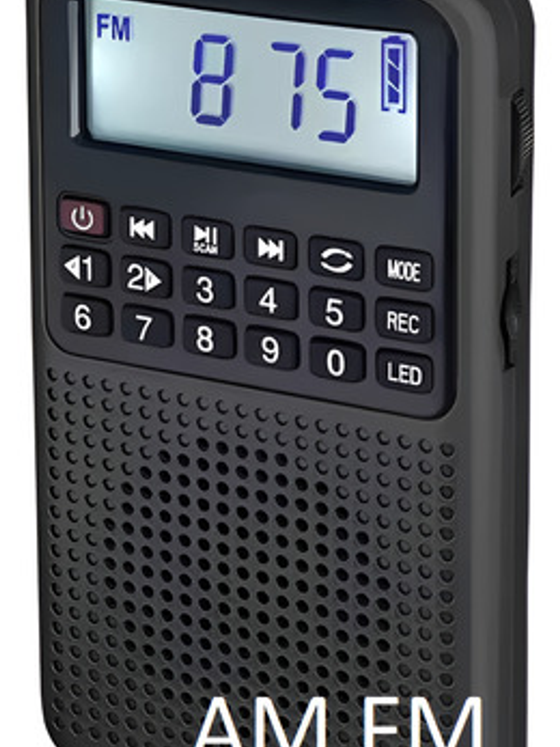 Radio AM FM Recargable Bluetooth Parlante 5w Mp3 Tf Linterna 1