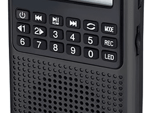 Radio AM FM Recargable Bluetooth Parlante 5w Mp3 Tf Linterna