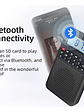 Radio AM FM Recargable Bluetooth Parlante 5w Mp3 Tf Linterna - Miniatura 4