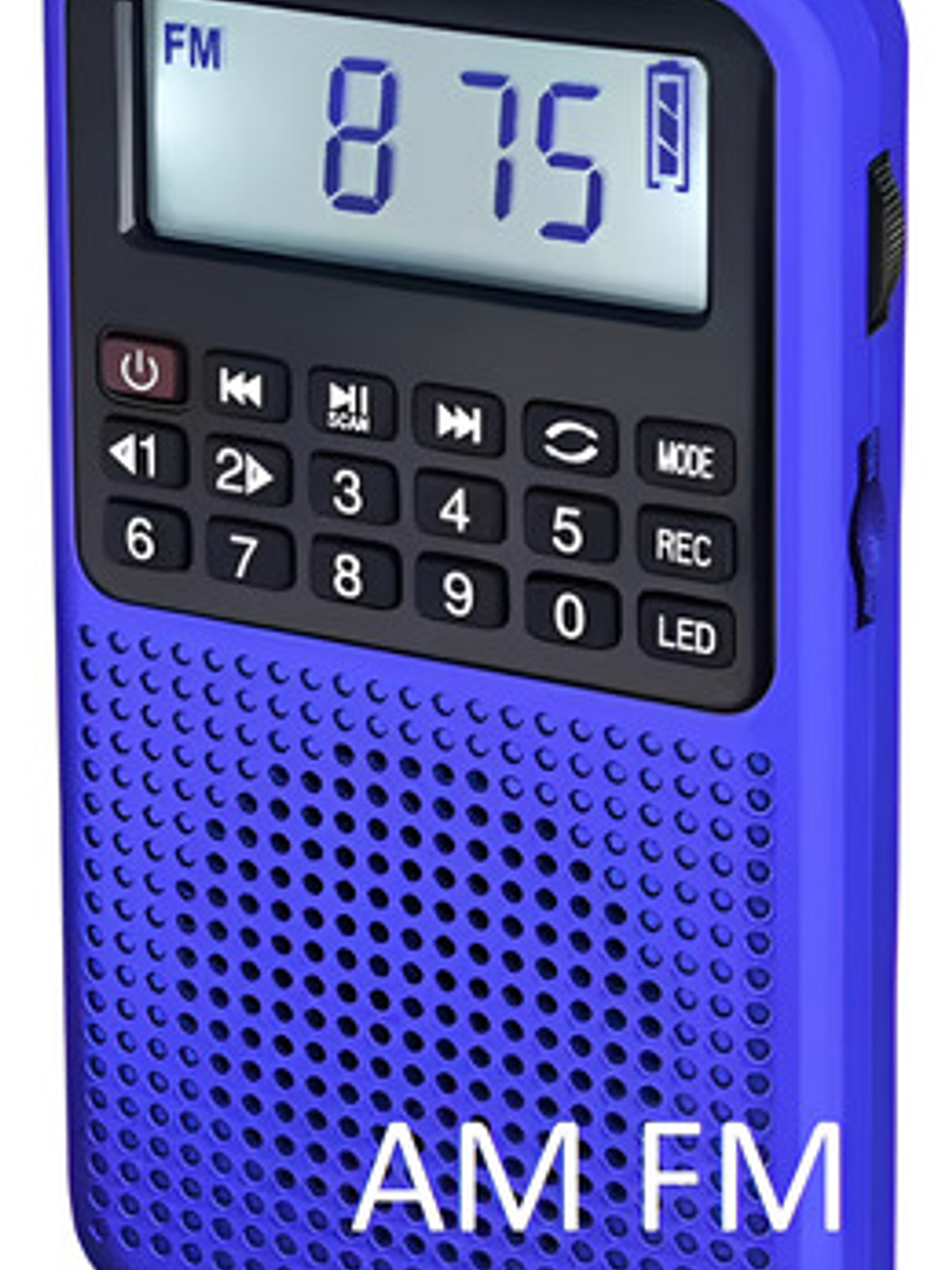 Radio AM FM Recargable Bluetooth Parlante 5w Mp3 Tf Linterna 6