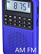 Radio AM FM Recargable Bluetooth Parlante 5w Mp3 Tf Linterna - Miniatura 6