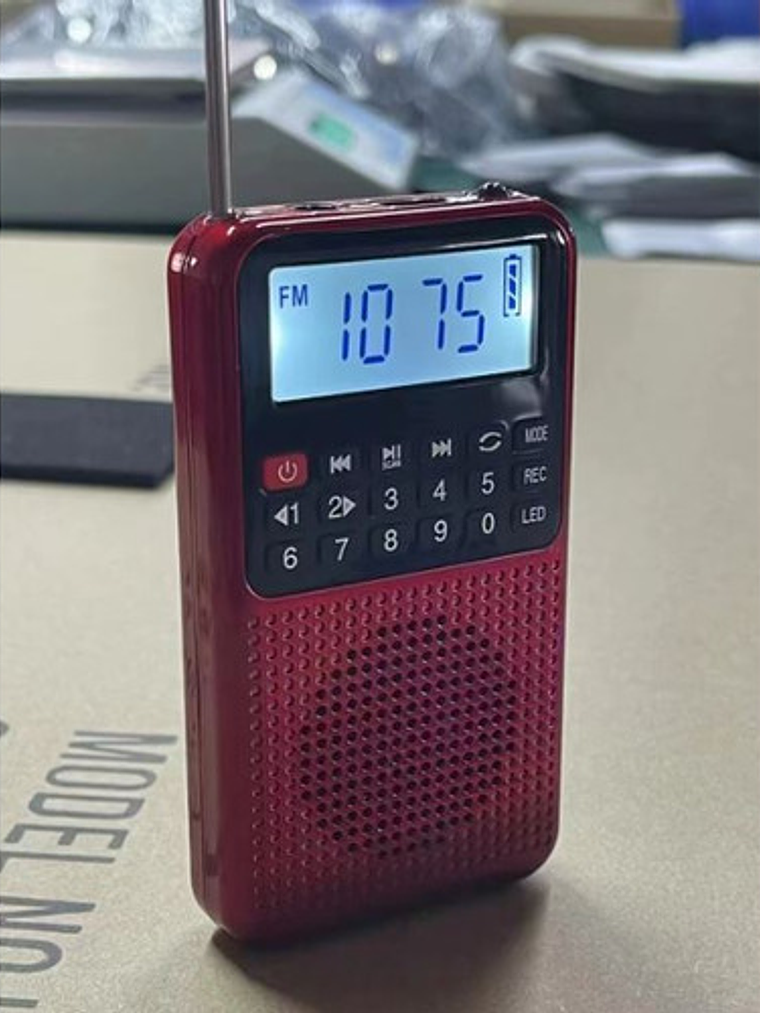 Radio AM FM Recargable Bluetooth Parlante 5w Mp3 Tf Linterna 11