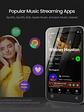 Reproductor Mp3 Android Spotify 80gb Bluetooth 4  Wifi - Miniatura 9