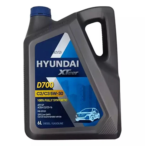 ACEITE 5W30 6LT D700 HYUNDAI XTEER