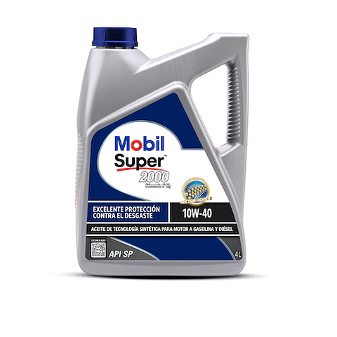 ACEITE 10W40 4LT SUPER 2000 MOBIL