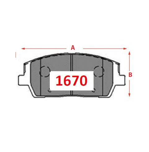 PASTILLAS FRENOS 1670 GTX ITALBRAKES