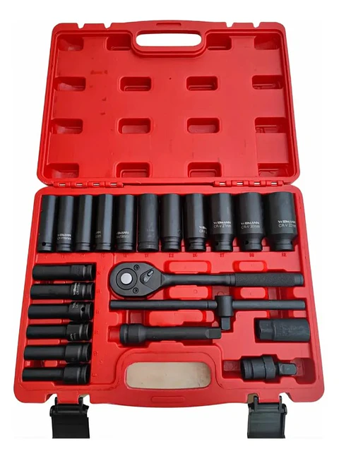 Dados de impacto largos 1/2 22 piezas